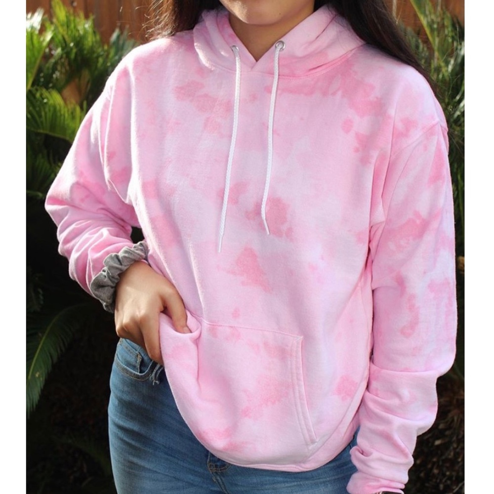 Pink Tie Dye Hoodie